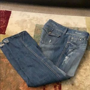 Distress guess jeans